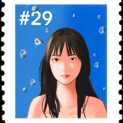 Girlfriend Stamp #029/999