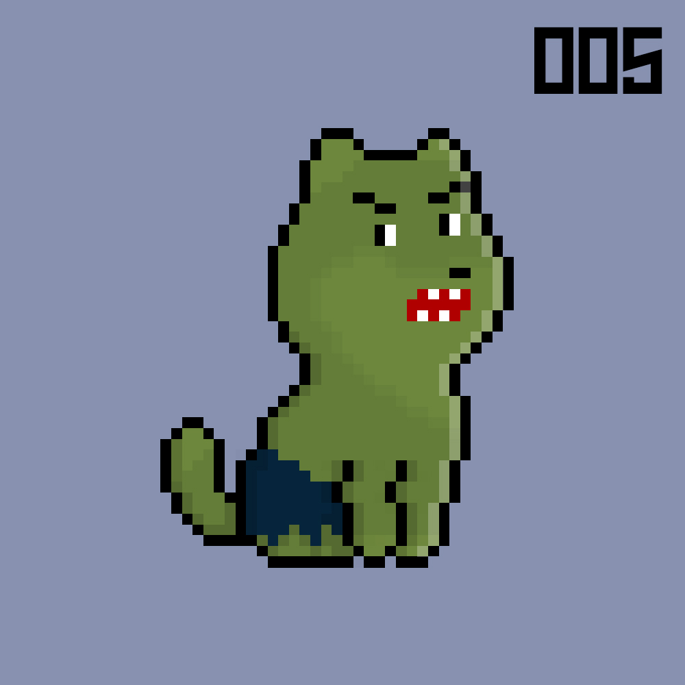 #005 "Hulk" Pixel Doge