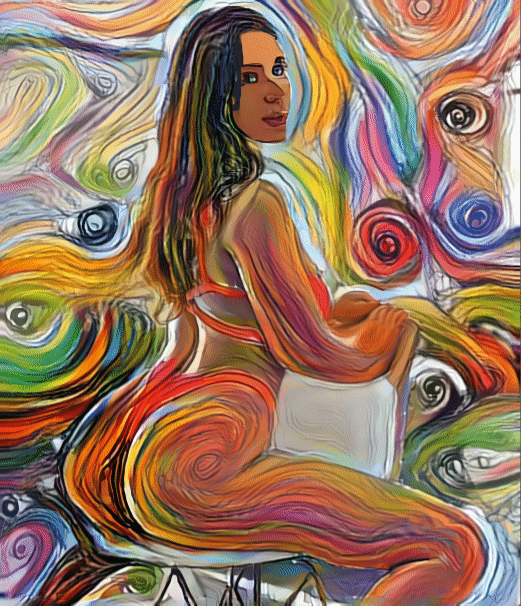 Bikini Party Flow Art #02