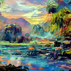 Premium Landscape Painting #29