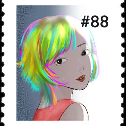 Girlfriend Stamp #088/999