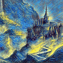 The Starry Night Castle