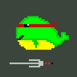 Fat Whale 0011 fuck hand TMNT raphael