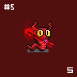 #005 Demon Snake - Pixel Snake