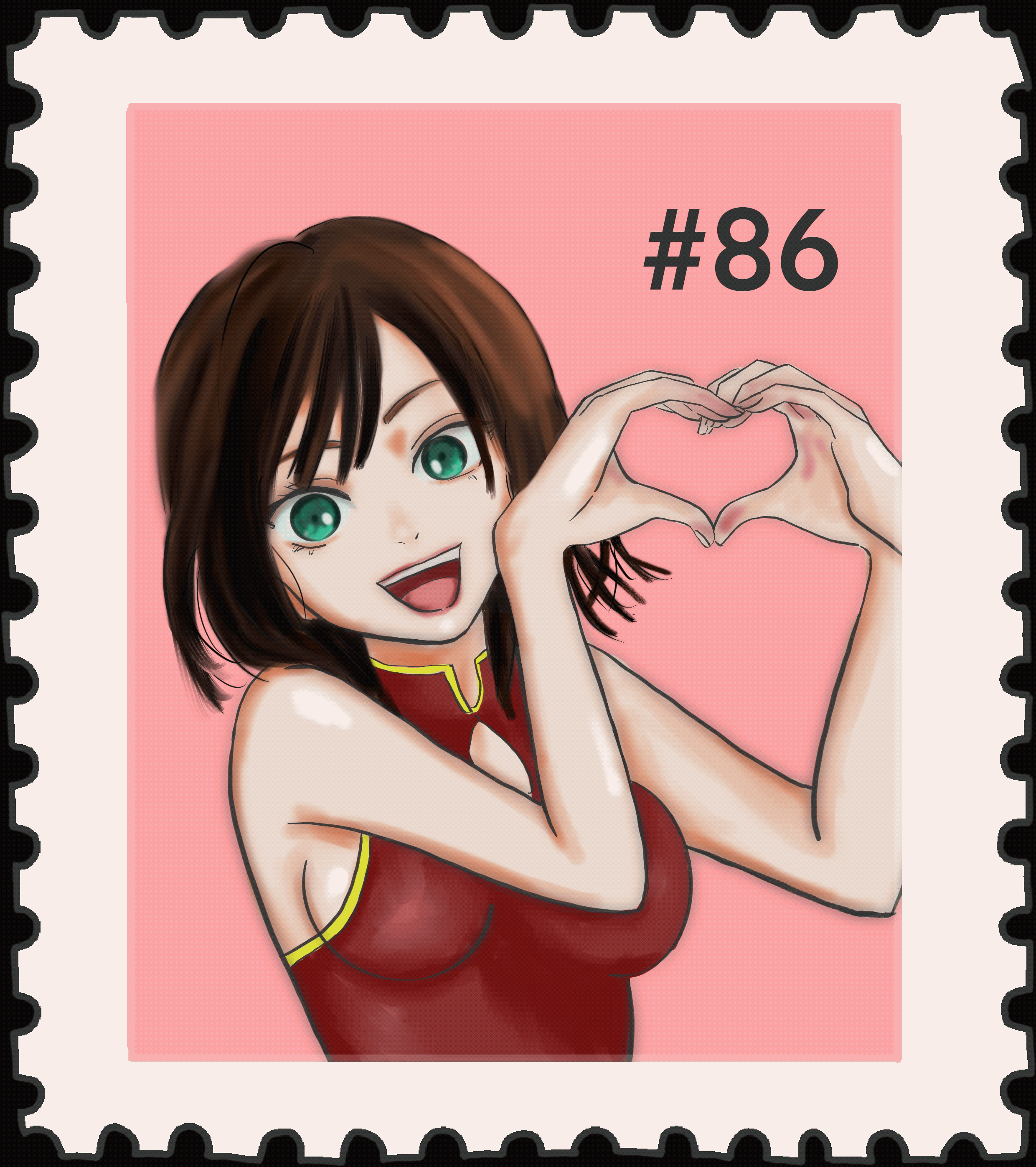 Girlfriend Stamp #086/999