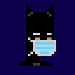 Pixel Art - Bat Masker
