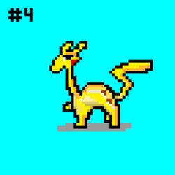#004 Pixel Giraffe  - Pikachu - Cosplay