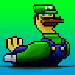 CRYPTODUCK #099 "THE LUIGI DUCK"