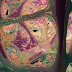 Fracture 02 - Iridescent Web Fracture