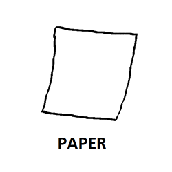 Paper (R-P-S Game Piece #2)