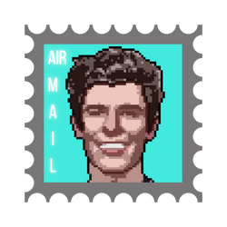 Swan Mendes #28 Pixel Stamp