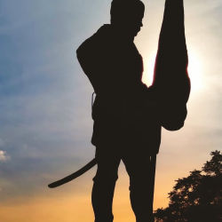 Morning Rising Sillhouete