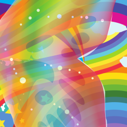 Rainbow Butterfly Wings