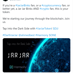 First JarJar Token Tweet