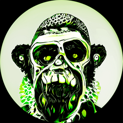 Zombie Cyborg Ape #17