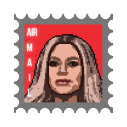 Beyonce #12 Pixel Stamp