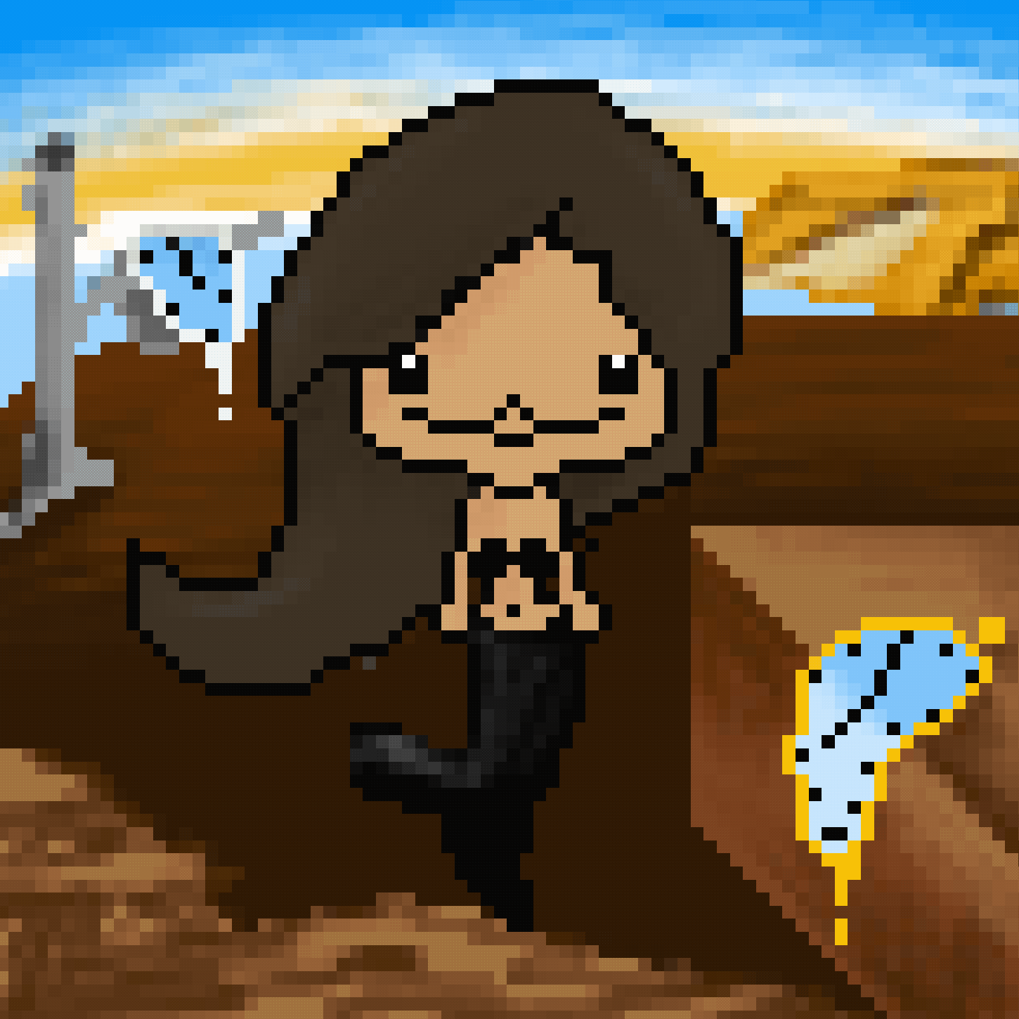 Pixel Mermaid #020: Salvador Dali 