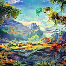 Premium Landscape Painting #58