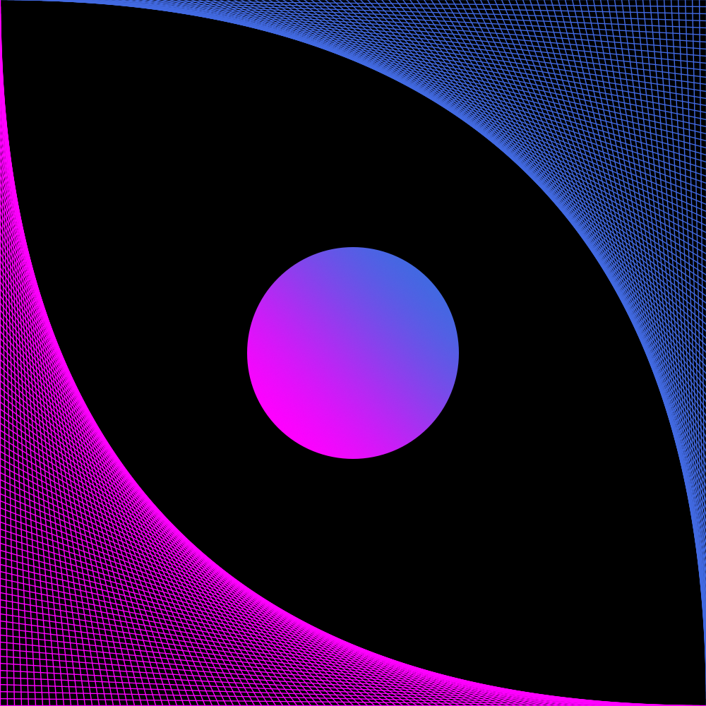 Eye Fuchsia Royal Blue