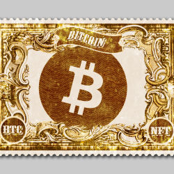 Bitcoin Postage Stamp