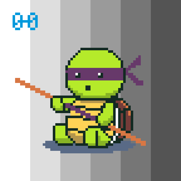 4# Cute Turtle (Donatello)