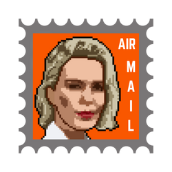 Charlize Theron #36 Pixel Stamp