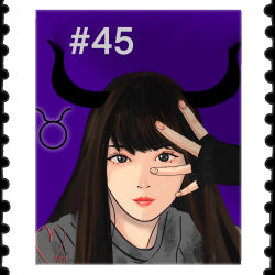 Girlfriend Stamp #045/999