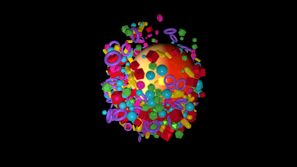 Animated Enclosed Sphere