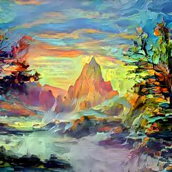 Premium Landscape Painting #75