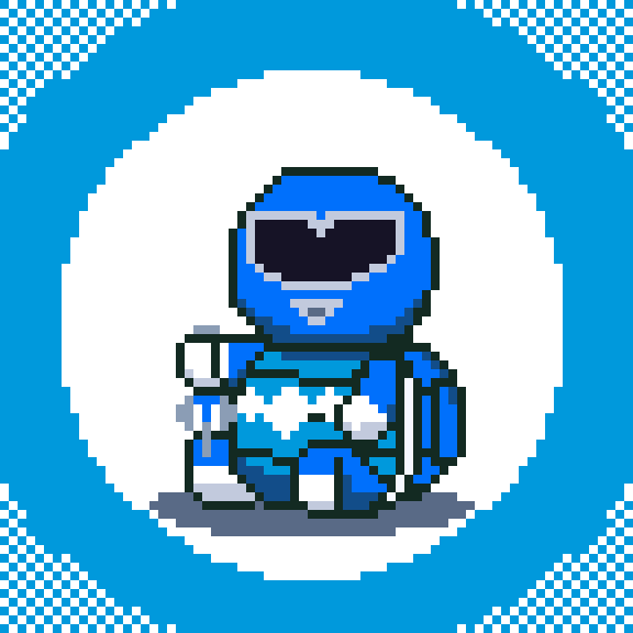 13# Cute Turtle (The Blue Ranger)