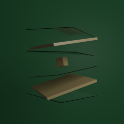 COMPOSITION #2 - Golden Green