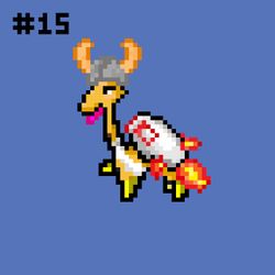 #015 Pixel Giraffe - Floki  - Cosplay