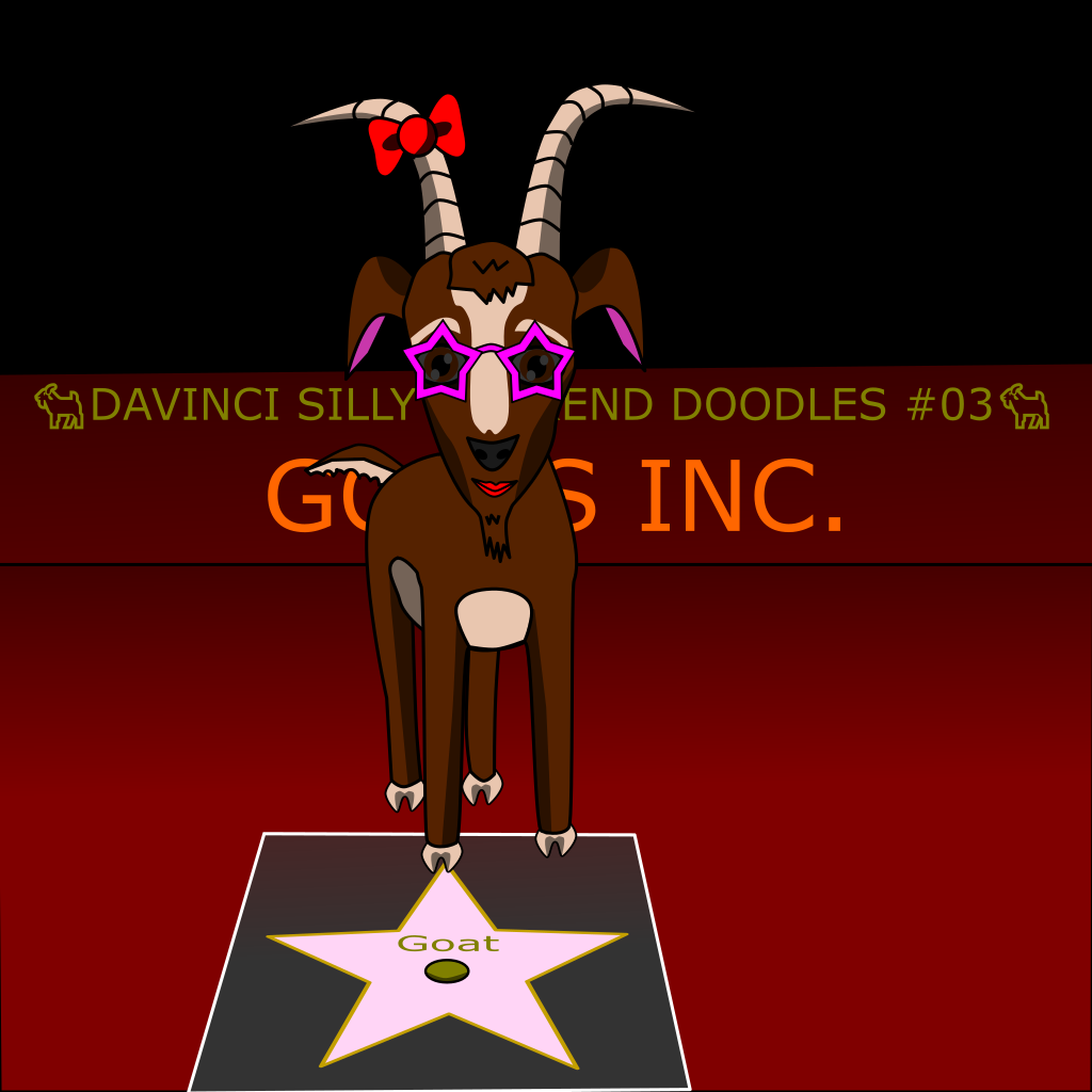 Goat star of silly week end doodles