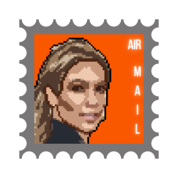 Jennifer Lopez #7 Pixel Stamp