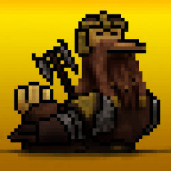 CRYPTODUCK #170 "THE GIMLI DUCK"