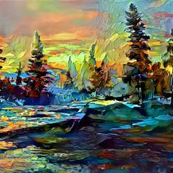 Premium Landscape Painting #3