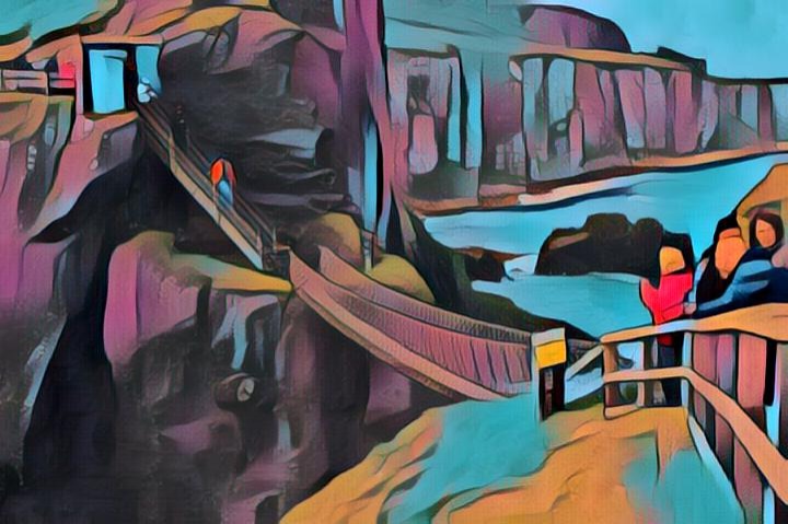 Rope Bridge Crossing