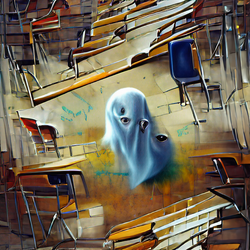 Creepy Ghost In The School  #13