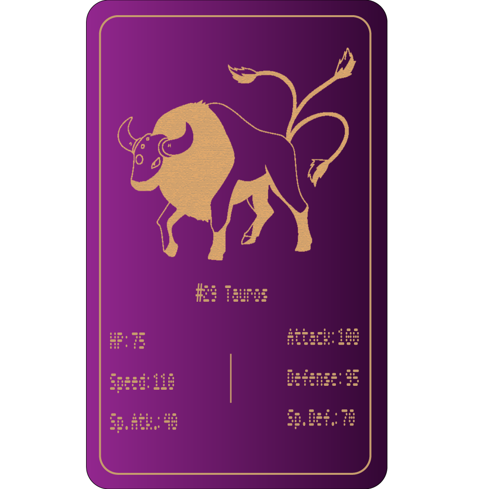 #29 Tauros - Pokemon Card Collection