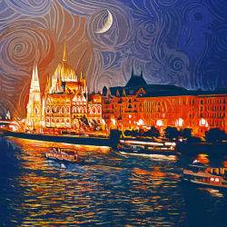 Night city Budapest