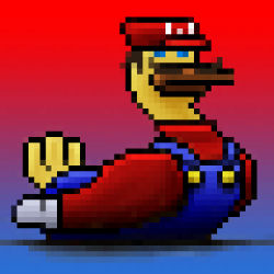 CRYPTODUCK #098 "THE MARIO DUCK"