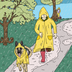 It's raining outside. Part 3