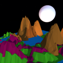 Vectors Landscape - Night