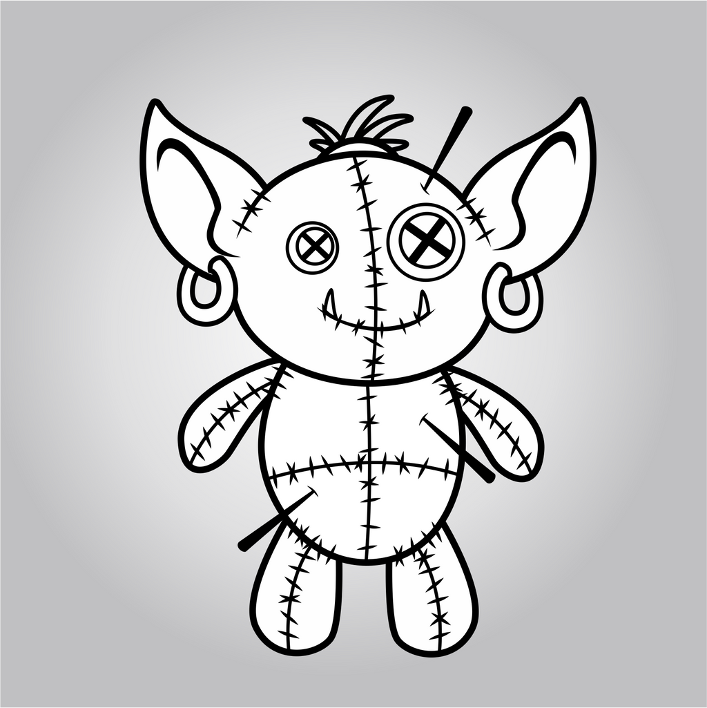 #4 Cute Orc VooDoo Doll