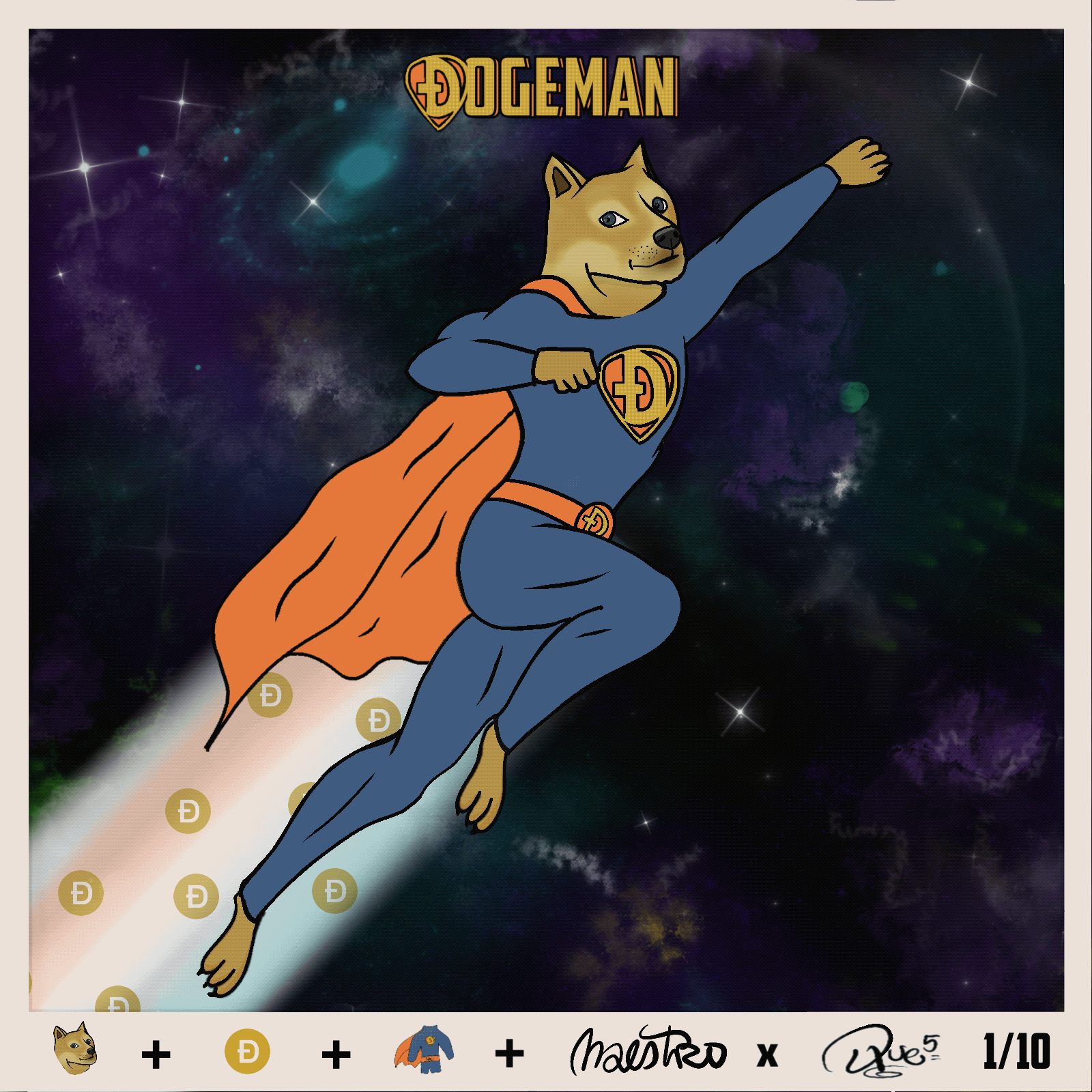 DOGEMAN (#2/10 ANIMATED TRADING CARDS)