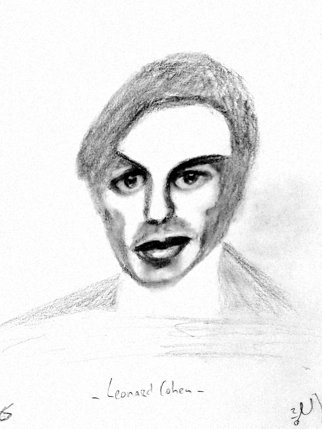 Portrait "Leonard Cohen" 2021 -no.6-