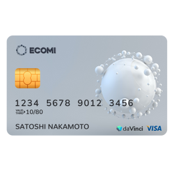 Elegant ECOMI Credit Card