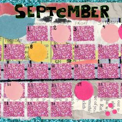 SEPTEMBER CALENDAR COLLAGE