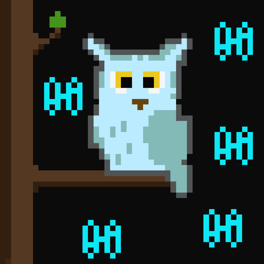 Rising Harmony Pixel Owl (Animated)