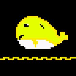 Fat Whale 0015 fuck hand black yellow